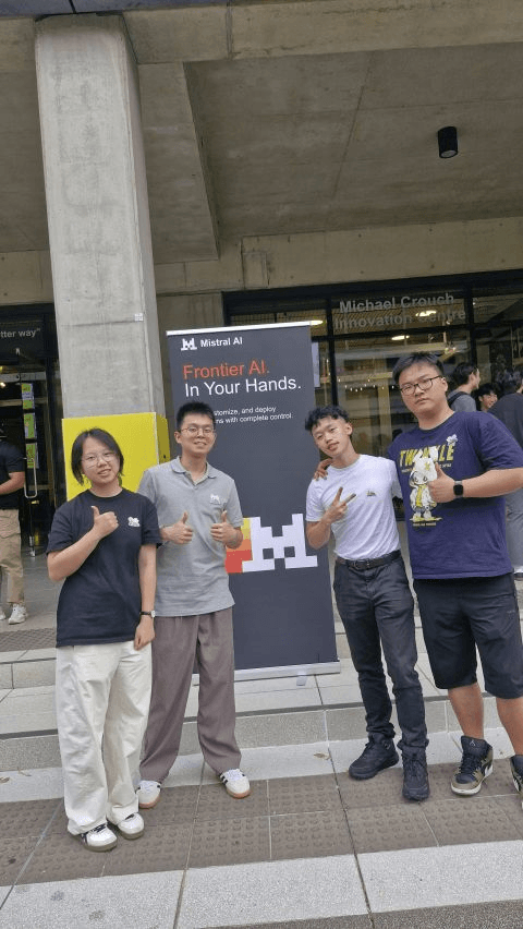 Mistral AI Global Hackathon team photo